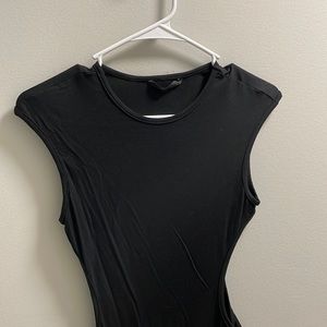 NEVER WORK Cut Out bodysuit